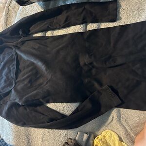 Elegant Black Long Sleeve Dress